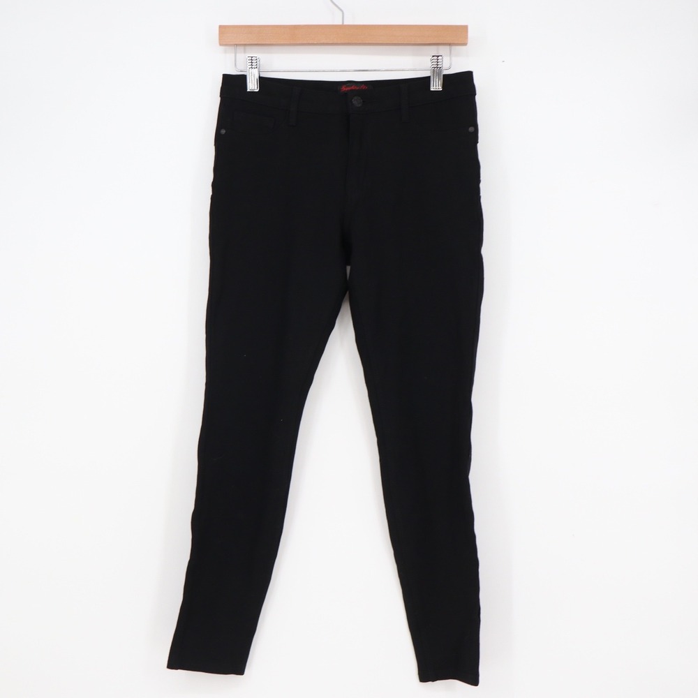 Sapphire Red Womens Black Skinny Stretch Pants Size M